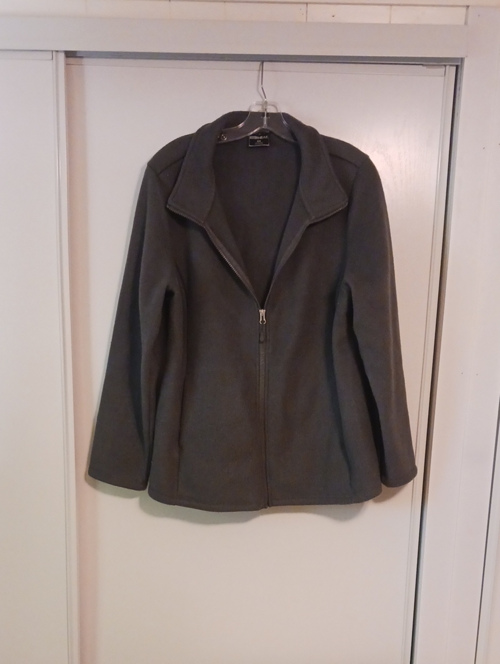 32 Degrees XL Dark Gray Full-Zip Teddy Jacket
